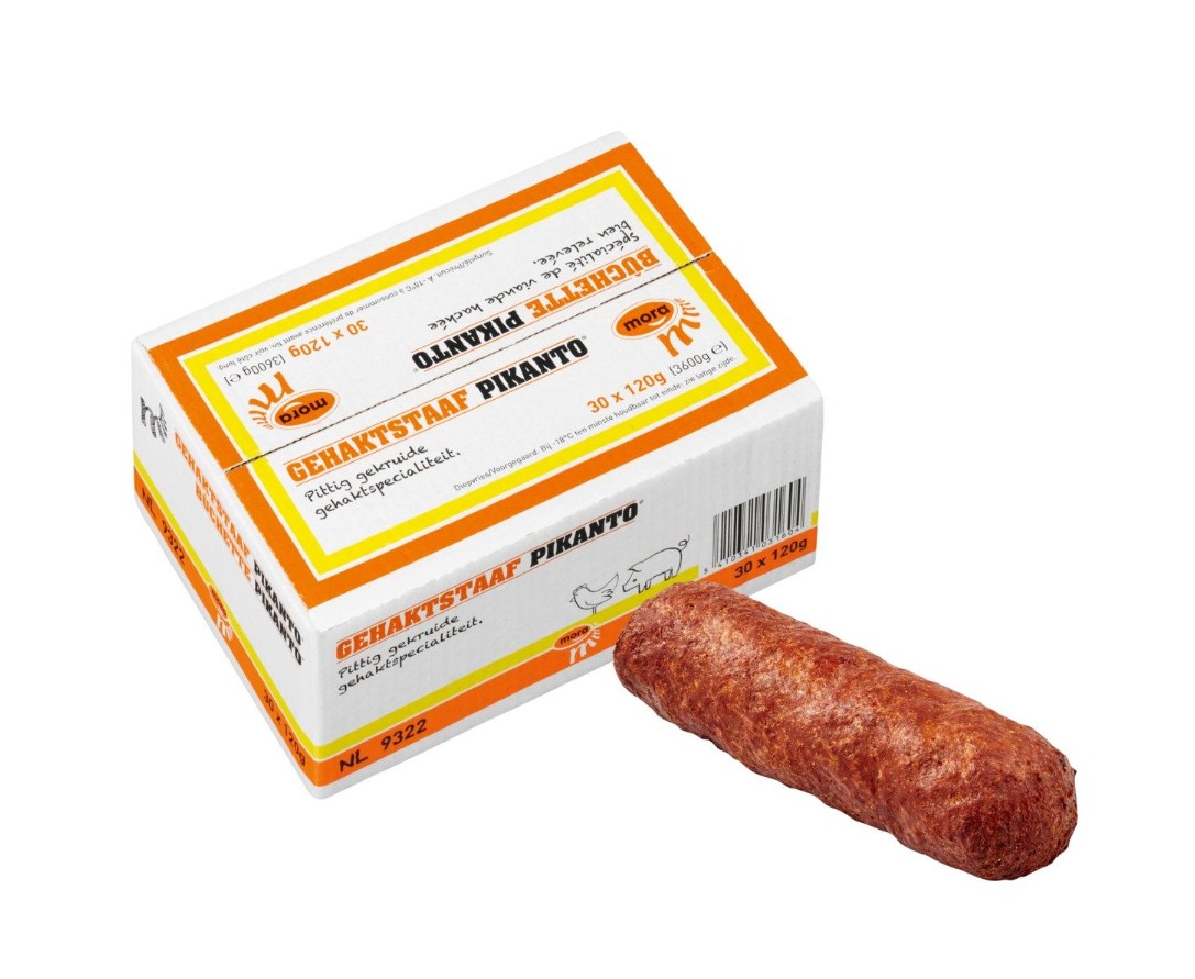 Mora Gehaktstaaf Pikanto 30x120gr